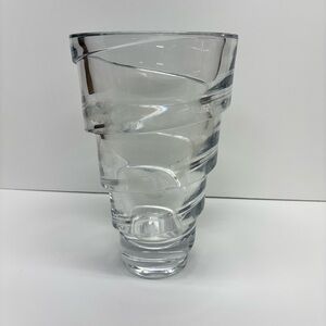 Elegant Clear Glass Vase